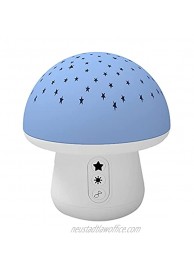 Baby Sleep Soother Shusher Mushroom Baby White Noise Sound Machine with Moon and Star Projector for Kids Toddlers Portable Baby Sleep Aid Gifts 4 Nature Shushes 7 Calming Melodies