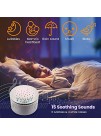 Baby Sleep Soothers Momcozy Baby White Noise Machine Auto-Off Timer and Volume Control Night Light Soother 15 Lullabies Sound Machine for Newborns and Up Elephant