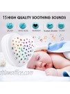 BEREST A13 White Noise Machine & Baby Sleep Soother with 15 Soothing Sounds & Projector Star Night Light Cry Sensor Rechargeable Lithium Battery Portable for Baby Toddlers Attaches to Crib