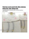 Cloud Pillow Plush Soft Baby Soother Toy for Crib White Waist Rest Chair Back Cushion Home Decoration Infant Sleeping PliesS LL