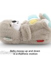 Fisher-Price Soothe 'n Snuggle Otter Portable Plush Soother with Music Sounds Lights and Breathing Motion