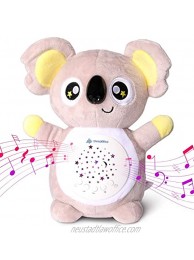 Koala Baby Soother with 13 Soothing Lullabies Interactive and Customizable Baby Sleep Soother Crib Soother with Music and Lights to Aid Sleep Plush Lullaby Stuffed Animal Baby Sleep Soothers