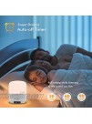 LiviNGPAi White Noise Machine with Adjustable Baby Night Light for Sleeping 35 Hi-Fi Natural Soothing Sounds & Timer Sleep Therapy for Baby Toddlers Adults Home