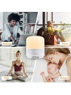 LiviNGPAi White Noise Machine with Adjustable Baby Night Light for Sleeping 35 Hi-Fi Natural Soothing Sounds & Timer Sleep Therapy for Baby Toddlers Adults Home