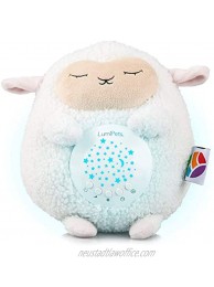 LumiPet LumiSoother Lamb Baby White Noise Machine Music Soother for Sleep Night Light Projector Sound Machine Stuffed Animal