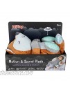 Nuby Lifelike Animated Sleeping Fox with 8 Soothing Lullabies & 4 Calming White Noises 30 Min Non-Stop