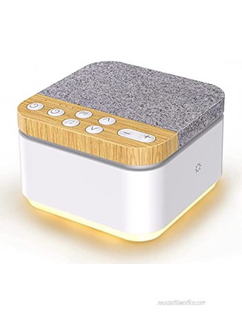 Paktonvo White Noise Machine with Night Light for Sleeping,14 High Fidelity Natural Sleep Sound,14 White Noise and Fan Sounds,Timer and Memory Sound Machine for Baby,Adults,Travel