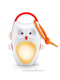 SOAIY Baby Sleep Soother Shusher Sound Machines Baby Gift Rechargeable Portable White Noise Machine with Night Light 8 Soothing Sounds and 3 Timers for Traveling Sleeping Baby Carriage owl
