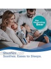 Whisbear The Humming Bear Sleep Soother Sensory Toy for Babies Helps Babies Fall Asleep with a Calming Sound reacts to Babies’ Crying Safe Teddy Bear Watermelon