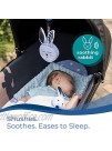 Whisbear The Soothing Rabbit On-The-go Humming Device Easily Attachable Sleep Soother Helps Babies Fall Asleep with a Calming Pink Noise Washable Suitable for Newborns