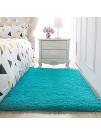 Bacorug Soft Girls Room Rug Baby Nursery Decor Kids Room Carpet 4' x 5.3',Blue