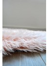 Machine Washable Faux Sheepskin Blush Cloud Area Rug 32" x 44" Soft and Silky Perfect for Baby's Room Nursery playroom 2' 7" x 3' 7" Blush Cloud