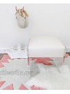 Machine Washable Faux Sheepskin White Star Rug 2' x 2' Soft and Silky Perfect for Baby's Room Nursery playroom Star Small White