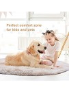 Round Fluffy Soft Area Rugs for Kids Girls Room Plush Shaggy Round Carpet Cute Circle Nursery Rug for Kids Baby Girls Bedroom Living Room Home Decor Circular Carpet3.3ft Brownish Yellow