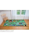 Wildkin Kids Educational Play Rug for Boys and Girls Features Skid-Proof Backing and Serged Borders