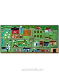 Wildkin Kids Educational Play Rug for Boys and Girls Features Skid-Proof Backing and Serged Borders