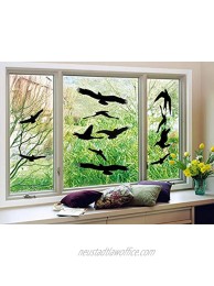 Anti-Collision Window Alert Bird Stickers Glass Door Protection Save Birds Window Decals Set of 12 Silhouettes Combinations