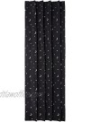 Basics Portable Baby-Kids Travel Window Blackout Curtain Shade with Suction Cups 50" x 78" Moon & Stars