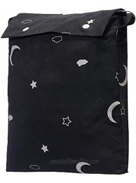 Basics Portable Baby-Kids Travel Window Blackout Curtain Shade with Suction Cups 50" x 78" Moon & Stars