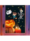 CCINEE 134PCS Halloween Window Clings Cute Cartoon Assorted Stickers Decals for Halloween Party Decoration