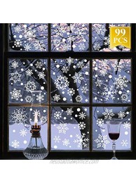 Christmas Decorations Snowflake Decorations Window Decals Christmas Ornaments Stickers for Winter Wonderland Birthday Party Supplies Winter Decorations Holiday Party Supplies