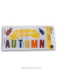 Happy Fall ''Welcome Autumn'' Gel Cling Set 9 Piece
