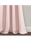 Lush Decor Baby Pixie Fox Geo Blackout Window Curtain Single Panel Pink