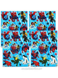 Marvel Spiderman Window Clings Party Decorations Bundle -- 64 Marvel Spiderman Window Decals Stickers Decorations Room Decor Pack