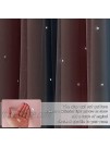 NICETOWN Kids Curtains Nursery Decor for Girls Tulle x Blackout Star Cutouts Curtains Free Tie-Backs Cute Window Drapes for Nursery Baby Bedroom Pink & Blue Pack of 2 Total is 104-inch Wide
