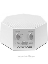 Adaptive Sound Technologies LectroFan Premium White Noise Sound Machine with 20 Unique Non-Looping Fan and White Noise Sounds and Sleep Timer White unscented 1 Count