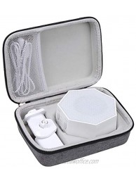 Aproca Grey Hard Travel Storage Carrying Case for Adaptive Sound Technologies LectroFan High Fidelity White Noise Machine