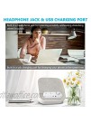 Aurola White Noise Machine Sound Machine with Natural Soothing Sounds,USB Charger,Adjustable Volume,Headphone Jack,Auto-Off Timer,Portable for Home Office Travel