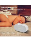 Bubos White Noise Machine Sound Machine for Sleeping & Relaxing 26 Non-Looping HiFi Smooth Sounds 3 Auto-Off Timer Portable Sleep Therapy for Home Office Baby Kid,Pets USB or AC Powered