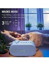 Bubos White Noise Machine Sound Machine for Sleeping & Relaxing 26 Non-Looping HiFi Smooth Sounds 3 Auto-Off Timer Portable Sleep Therapy for Home Office Baby Kid,Pets USB or AC Powered