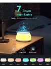Jack & Rose White Noise Machine for Sleeping Baby Adults Kids Sound Machine with Night Light 16 Soothing Sounds for Sleeping Plug in Noise Maker for Bedroom Home