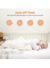 Portable Sound Machine with Nightlight | Auto-Off Timer | 4 Lullabies & 8 Natural Sounds Rechargeable White Noise Machine for Sleeping Baby Adult Kid Sleep Sound Machine Baby Soother