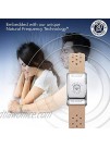 Sleep Bracelet Original by Philip Stein with Sleep Aid Natural Frequency Technology No Batteries Needed Unisex for Men and Women Beige Strap