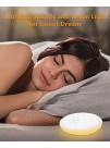 White Noise Machine for Sleeping with 24 Non-Looping Nature Sounds Portable Sleep Sound Machine Therapy with Touch Baby Night Light and Timer & Settings Memory for Bedroom Travel OfficeWhite