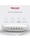 White Noise Machine Sinocare Sound Machine with 20 Natural Sounds and Multiple Volume Levels Powered by USB Portable Sleep Therapy Machine for Baby Adults Sleeping or Relaxing at Home and Office