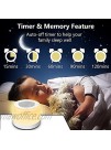 White Noise Machine Sleep Sound Machine for Baby Adult 32 Soothing Natural Sounds Sleeping Machine RGB Night Lights Home Office Sound Therapy Yoga Pilates Speaker Headphone Socket