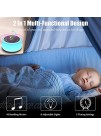 Xezun White Noise Machine Sleep Sound Machine with 16 Soothing Sounds 8 Color Baby Night Lights,Full Touch Control,Timer and Memory Features,Portable Sound Machine for Baby,Adults,Bedroom Travel