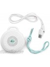 Yogasleep Rohm Portable White Noise Machine for Travel 3 Soothing Natural Sounds with Volume Control Compact Sleep Therapy for Adults & Baby USB Rechargeable Lanyard for Easy Hanging
