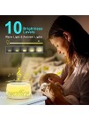 YTE White Noise Machine Sleep Sound Machine with 30 Soothing Sounds 7 Color Baby Night Lights Full Touch Control Timer and Memory Features Plug in Sound Machine for Baby Adults