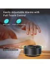 YTE White Noise Machine with Alarm Clock 20 Hi-Fi Soothing Sounds 7 Color Baby Night Lights Full Touch Control Timer and Memory Function Plug in Sleep Sound Machine for Baby Adults Office