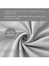 Baby First Toddler Pillow with Pillowcase for Boys and Girls 13"x 18" Toddler 's Flat Pillows for Sleeping Oeko-TEX Standard 100 Certificated Travel Pillow Gray