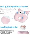 Baby Pillow for Newborn Prevent Flat Head Baby Pillows for Sleeping Baby Memory Foam Pillow for 0-12 Months Infant Soft Baby Head Shaping Pillow