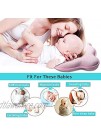 Baby Pillow Newborn Baby Head Shaping Pillow Preventing Flat Head Syndrome Plagiocephaly for Your Newborn Baby，Made of Memory Foam Head- Shaping Pillow and Neck Support 0-12 Months Blue