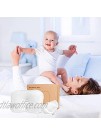 BAMMAX Newborn Pillow Baby Newborn Pillow Flat Head Infant Sleeping Pillow Soft Breathable Memory Foam Baby Head Shaping Pillow Prevent Infant Flat Head Symptom Head Support for Baby 0-12 Months