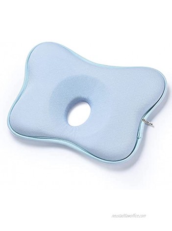 EAXBUX Baby 3D Hollow Pillow Memory Foam Cushion Used to Prevent Flat Head Syndrome and Head Support Newborn Baby Head Shaping Pillow is Suitable for 0-12 Months Old Babies.