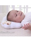 Inchant Infant Head Shaping Pillow Support Head Sleep Pillow Soft Baby Nursery Pillows Unisex Newborn Support Head Pillows Protection for Infant Flat Head
